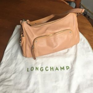 Authentic Longchamp leather handbag
