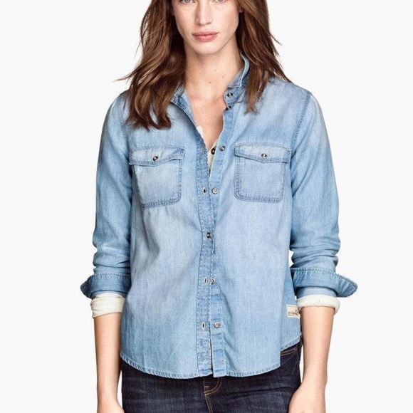 H&M denim shirt!
