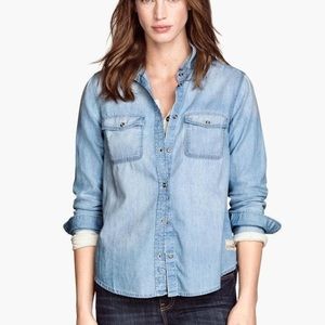 H&M denim shirt!
