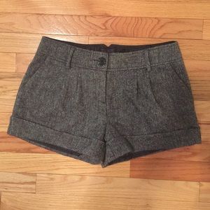 Black Tweed Shorts Medium