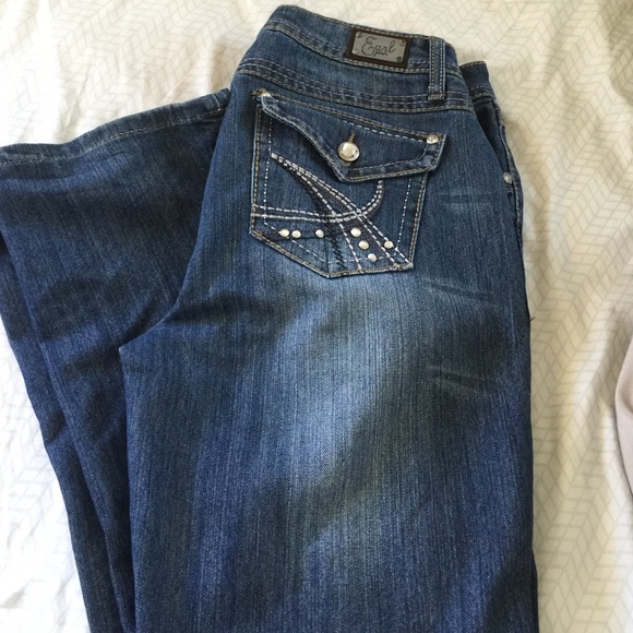 New! Earl jeans with jeweled detail