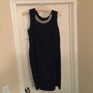 Navy blue elegant dress