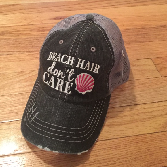 Beach Hair Don't Care Hat - Pink