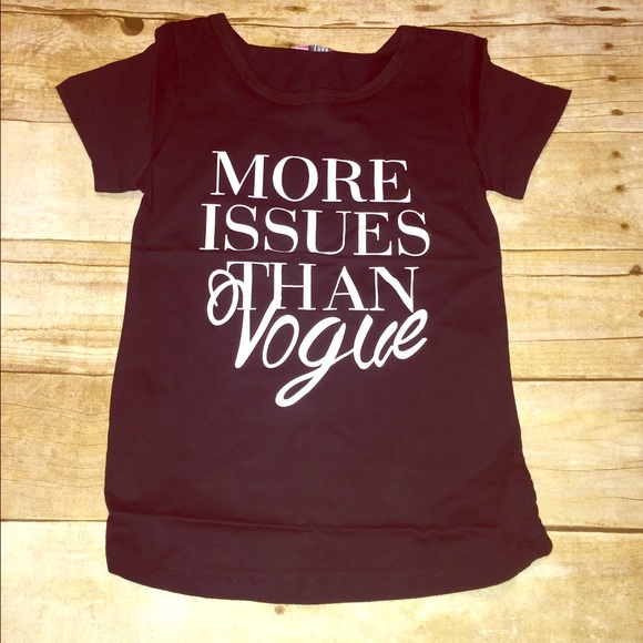 More issues than vogue tee