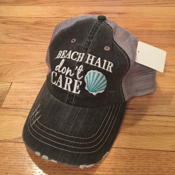 Beach Hair Don't Care Hat - Turquoise