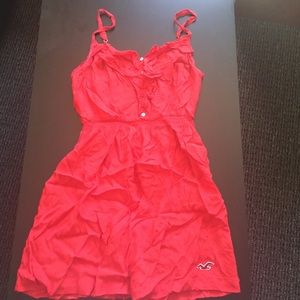 Coral Hollister dress
