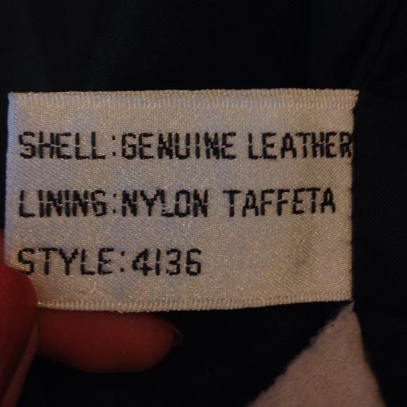 80s Vintage Wilsons Leather Jacket - Picture 2 of 4