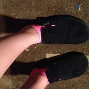 Black clogs