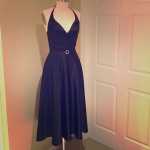 Tea-length Evening Dress
