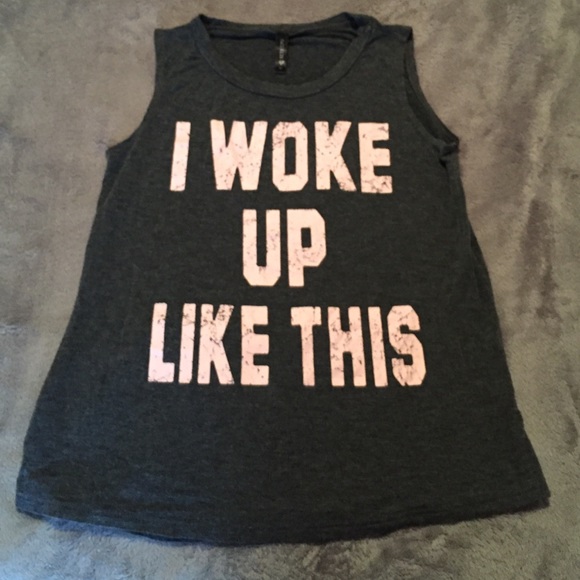 Tilly's "I Woke Up Like This" graphic t shirt - Picture 1 of 3