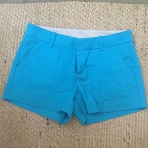 Blue chino shorts