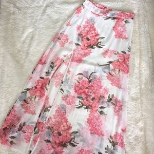 Show Me Your Mumu - Pink and White Salsa Skirt