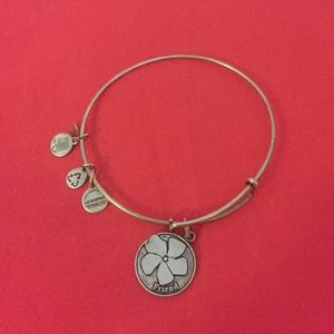 Alex and Ani friend silver bracelet