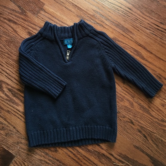 Navy sweater