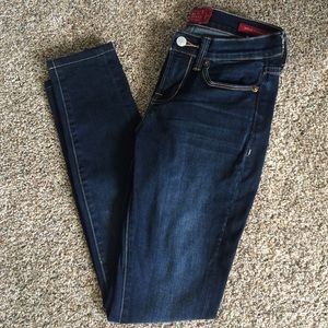 Lucky dark wash skinny jeans