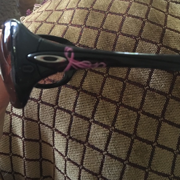 Oakley breast cancer awareness sunglasses.