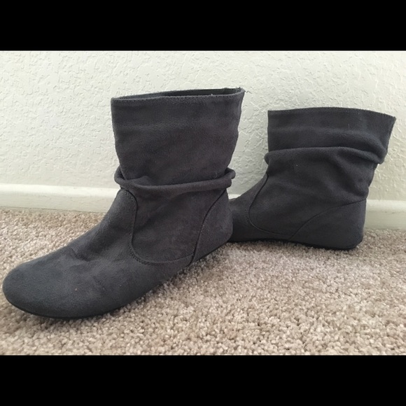Gray Booties