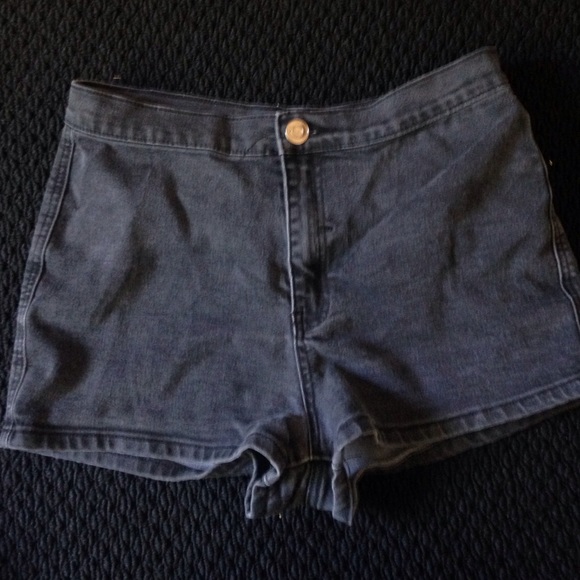 Black high waisted shorts
