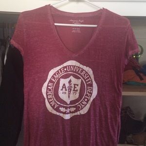Burgundy t-shirt