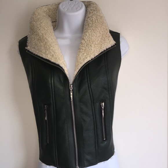 Say What? Jackets & Blazers - NWT fully lined olive green winter vest.