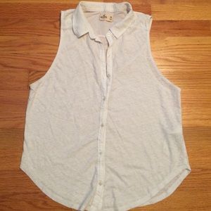 Hollister Button up Tank