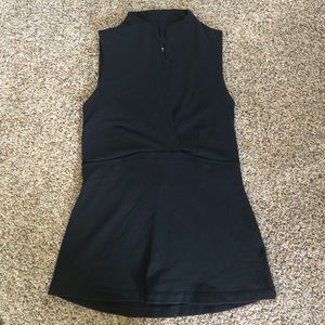Lulu black tank deep v