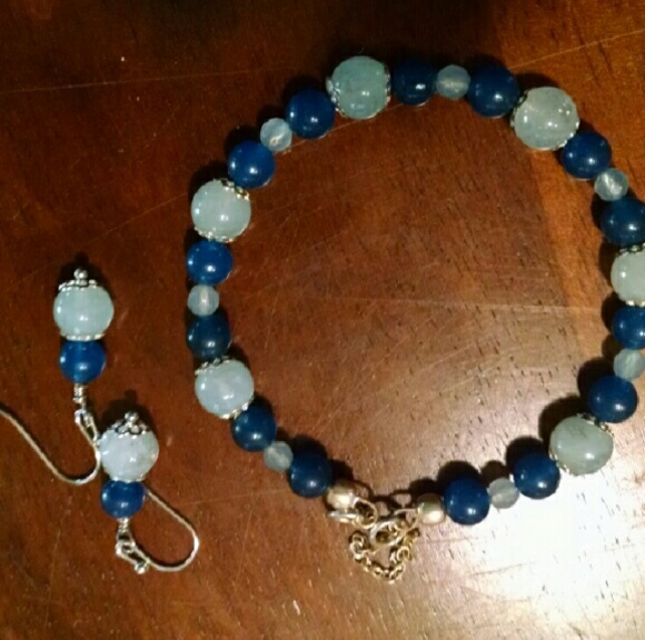 Blue on blue, Apitite and brazillian Aquamarine