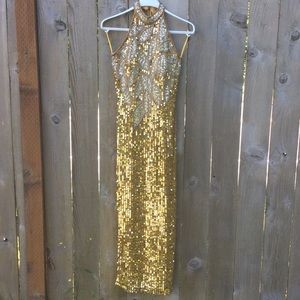 Hand Beaded Gown