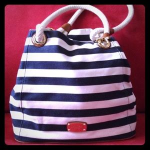 Nautical Themed Michael Kors Canvas Bag