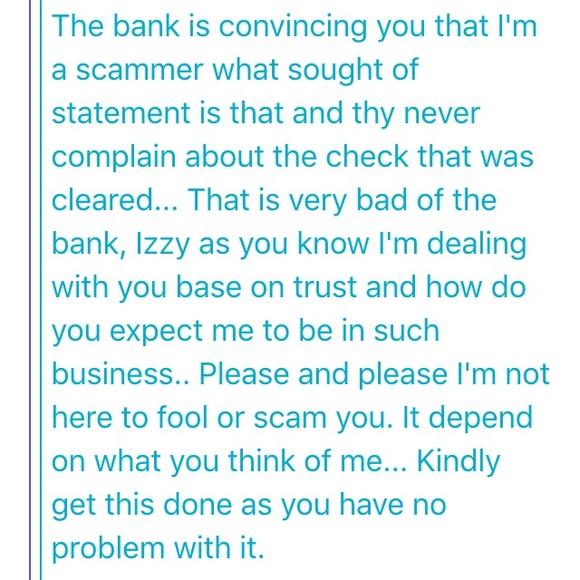 ❗️❗️WARNING❗️❗️SCAMMER ALERT: CERTIFIED CHECK SCAM - Picture 3 of 4