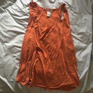 Orange "American Rag" racerback tank top