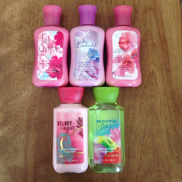 Bath and Body Works Body Lotions and Shower Gel