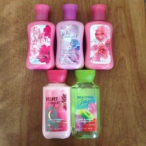 Bath and Body Works Body Lotions and Shower Gel
