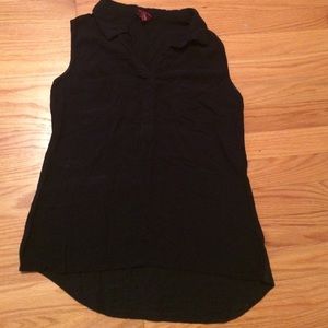Black Sleeveless top