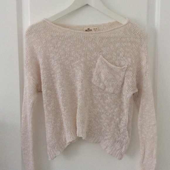 Lightweight Cropped Open Knit Sweater XS/S