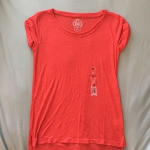 Coral Red Tee Shirt