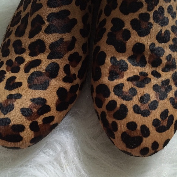 J. Crew Leopard Print Calf Hair Booties - Picture 4 of 4