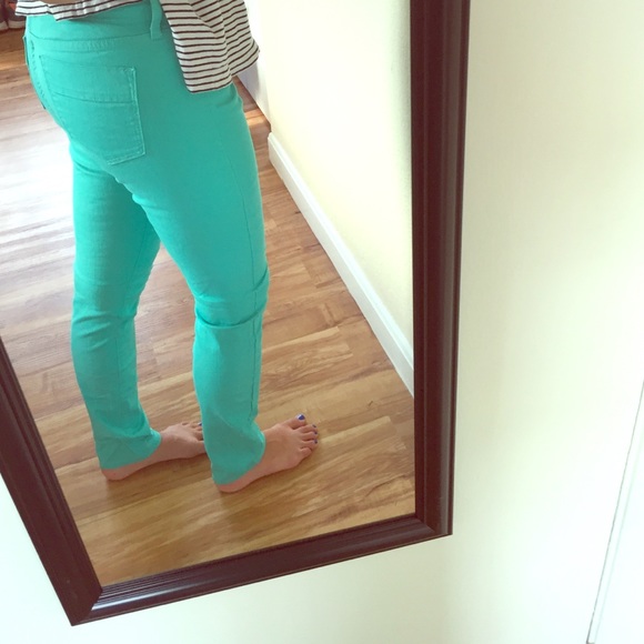 Aqua/Teal Skinny Jeans