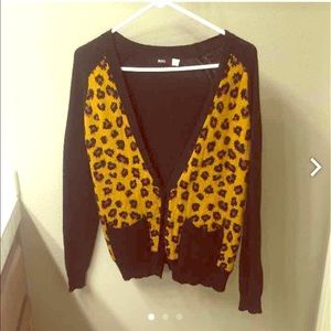Urban outfitters leopard print button up
