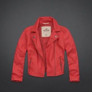 NEW Hollister Faux Leather Jacket