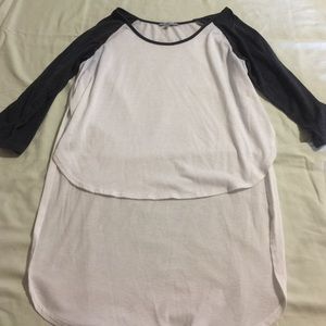 tunic baseball top