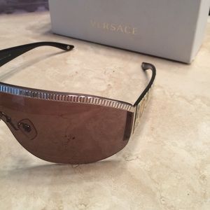 Versace rhinestone over shine sunglasses
