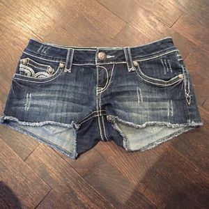 LA Idol jean shorts