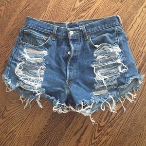 Levi's vintage shorts - blue SZ 28 SZ 29