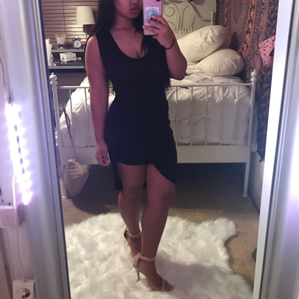 Black top knot dress? Lol