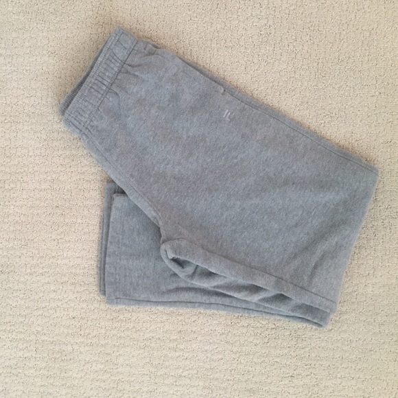 Gray sweatpants