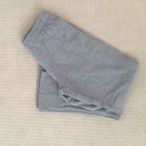 Gray sweatpants