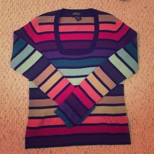 Multi colored sweater from New York & Company.