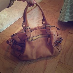 Tan handbag