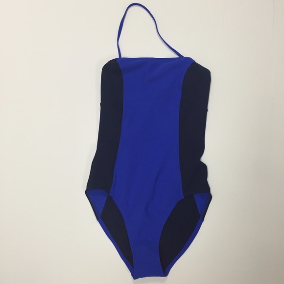 NWT JCrew/J.Crew Colorblock 1pc Swimsuit 4,8 - Picture 2 of 3